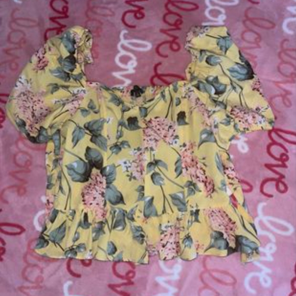 Source Unknown Tops - Corset Type Flower Top